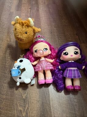 Pink and Purple Fashion Doll Set - Kids Toys
